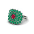 Ruby Enchanted Midnight Radiance Fashion Ring - Jacqueline No. 27