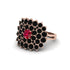 Ruby Enchanted Midnight Radiance Fashion Ring - Jacqueline No. 41