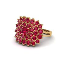 Ruby Enchanted Midnight Radiance Fashion Ring - Jacqueline No. 55 image 1