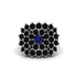 Sapphire Enchanted Midnight Radiance Fashion Ring - Jacqueline No. 45 image 3