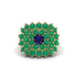 Sapphire Enchanted Midnight Radiance Fashion Ring - Jacqueline No. 28 image 3