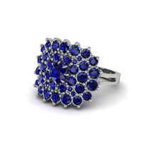 Sapphire Enchanted Midnight Radiance Fashion Ring - Jacqueline No. 75 image 1