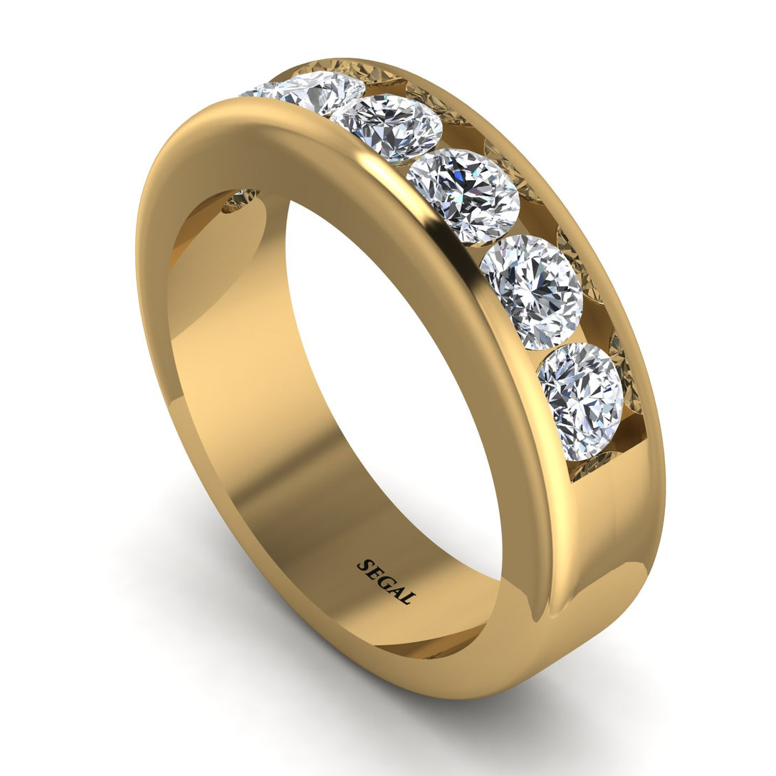 Diamond Eternal Brilliance Men's Wedding Ring - Jamie No. 1