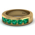 Emerald Eternal Brilliance Men's Wedding Ring - Jamie No. 4 image 2