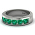 Emerald Eternal Brilliance Men's Wedding Ring - Jamie No. 6