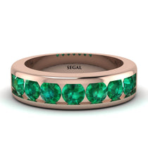 Emerald Eternal Brilliance Men's Wedding Ring - Jamie No. 5 image 1