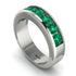 Emerald Eternal Brilliance Men's Wedding Ring - Jamie No. 6