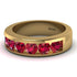 Ruby Eternal Brilliance Men's Wedding Ring - Jamie No. 10