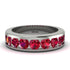 Ruby Eternal Brilliance Men's Wedding Ring - Jamie No. 12 image 1