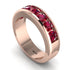 Ruby Eternal Brilliance Men's Wedding Ring - Jamie No. 11