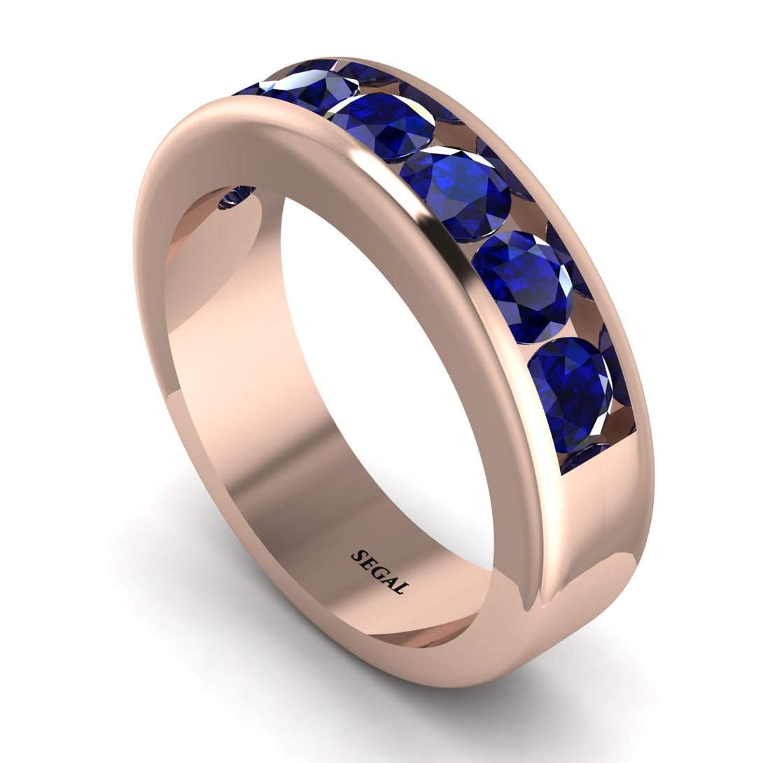 Sapphire Eternal Brilliance Men's Wedding Ring - Jamie No. 14