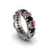 Black Diamond Eternal Elegance Wedding Ring - Rosemary No. 54