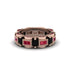 Black Diamond Eternal Elegance Wedding Ring - Rosemary No. 53 image 1