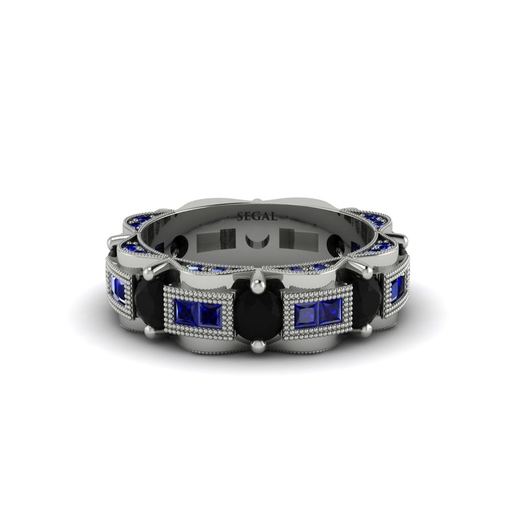 Black Diamond Eternal Elegance Wedding Ring - Rosemary No. 69