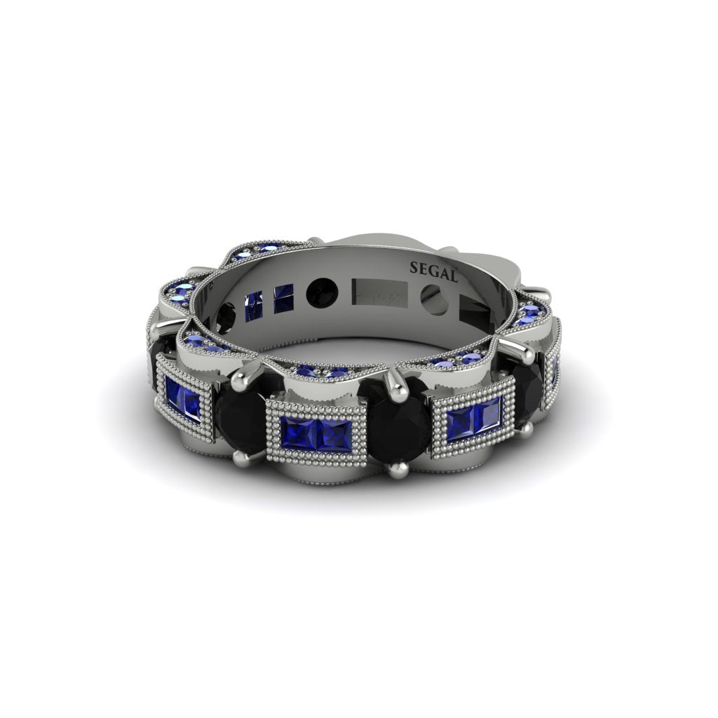 Black Diamond Eternal Elegance Wedding Ring - Rosemary No. 69