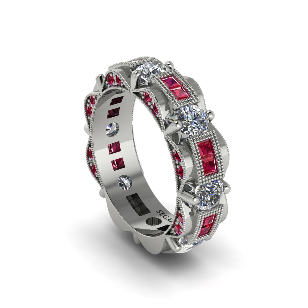 Diamond Eternal Elegance Wedding Ring - Rosemary No. 48