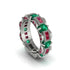 Emerald Eternal Elegance Wedding Ring - Rosemary No. 51 image 2
