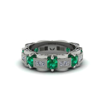 Emerald Eternal Elegance Wedding Ring - Rosemary No. 6 image 1
