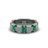 Emerald Eternal Elegance Wedding Ring - Rosemary No. 6 image 1