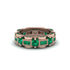 Emerald Eternal Elegance Wedding Ring - Rosemary No. 20 image 1
