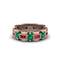 Emerald Eternal Elegance Wedding Ring - Rosemary No. 50 image 1