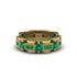 Emerald Eternal Elegance Wedding Ring - Rosemary No. 19 image 1