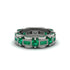Emerald Eternal Elegance Wedding Ring - Rosemary No. 21