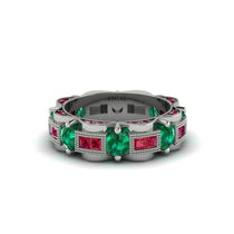 Emerald Eternal Elegance Wedding Ring - Rosemary No. 51 image 1