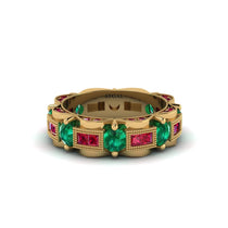 Emerald Eternal Elegance Wedding Ring - Rosemary No. 49 image 1