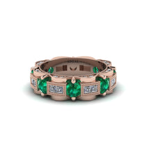 Emerald Eternal Elegance Wedding Ring - Rosemary No. 5 image 1