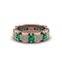 Emerald Eternal Elegance Wedding Ring - Rosemary No. 5 image 1