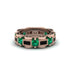 Emerald Eternal Elegance Wedding Ring - Rosemary No. 35 image 1