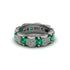 Emerald Eternal Elegance Wedding Ring - Rosemary No. 6 image 2