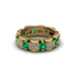 Emerald Eternal Elegance Wedding Ring - Rosemary No. 4