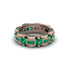 Emerald Eternal Elegance Wedding Ring - Rosemary No. 20
