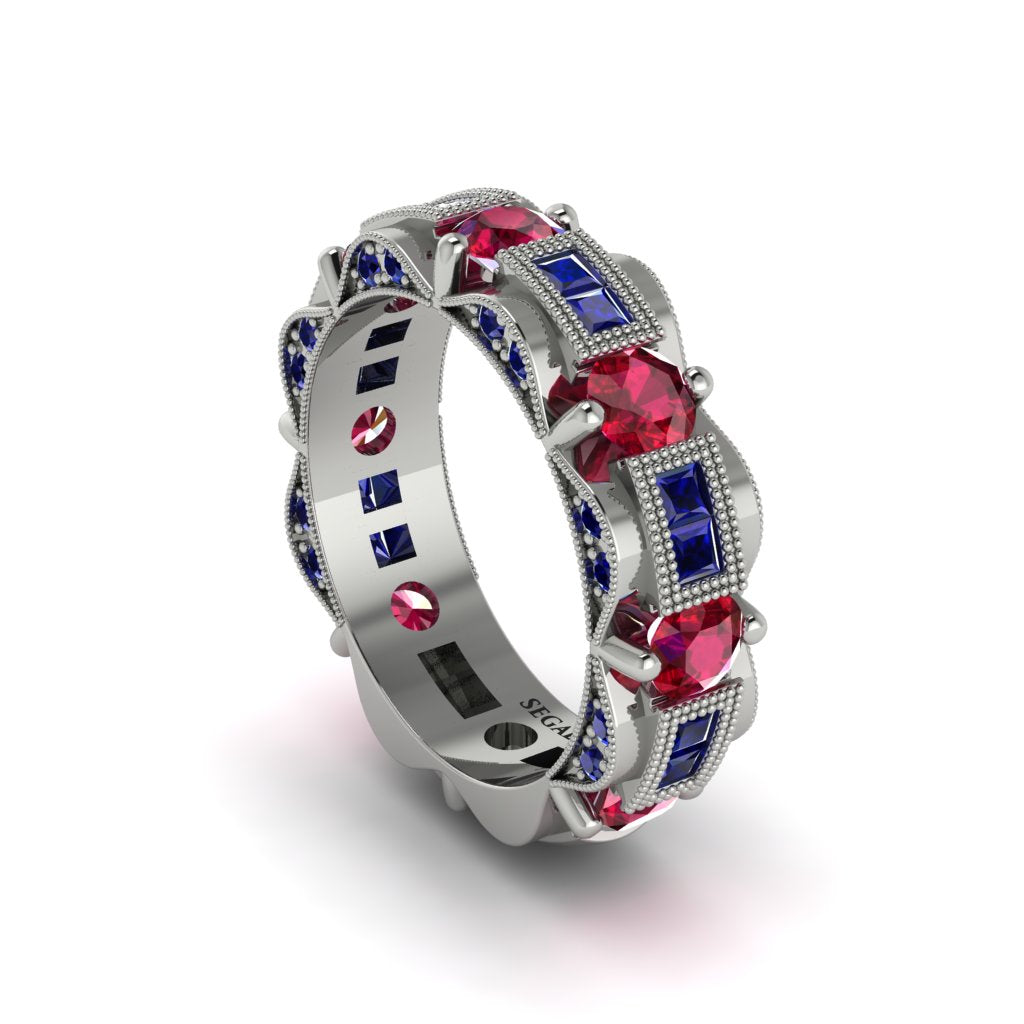 Ruby Eternal Elegance Wedding Ring - Rosemary No. 72