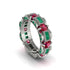 Ruby Eternal Elegance Wedding Ring - Rosemary No. 27