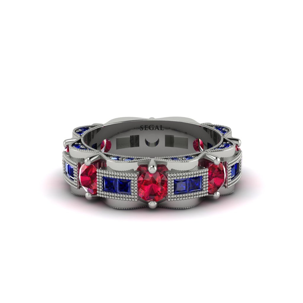 Ruby Eternal Elegance Wedding Ring - Rosemary No. 72