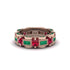 Ruby Eternal Elegance Wedding Ring - Rosemary No. 26 image 1