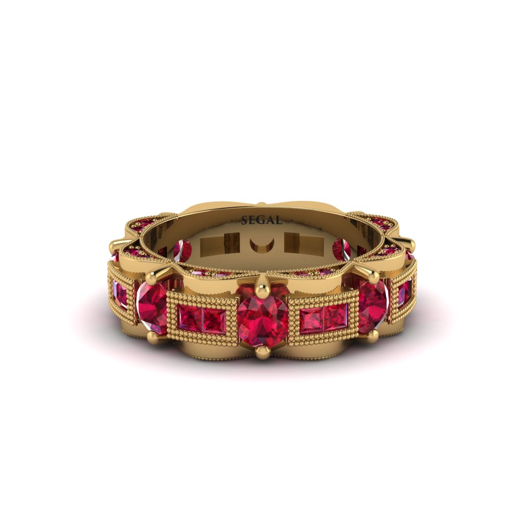Ruby Eternal Elegance Wedding Ring - Rosemary No. 55