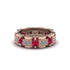 Ruby Eternal Elegance Wedding Ring - Rosemary No. 11