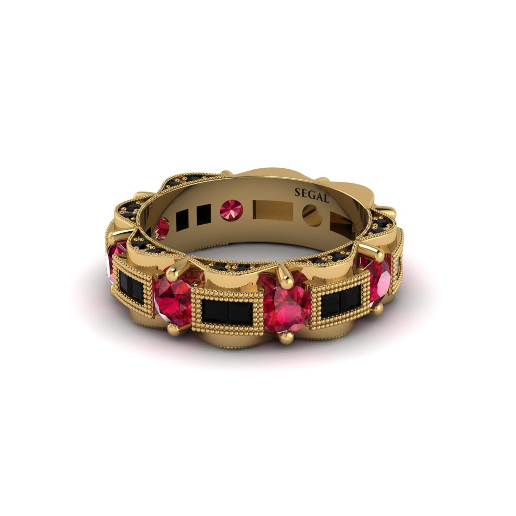 Ruby Eternal Elegance Wedding Ring - Rosemary No. 40