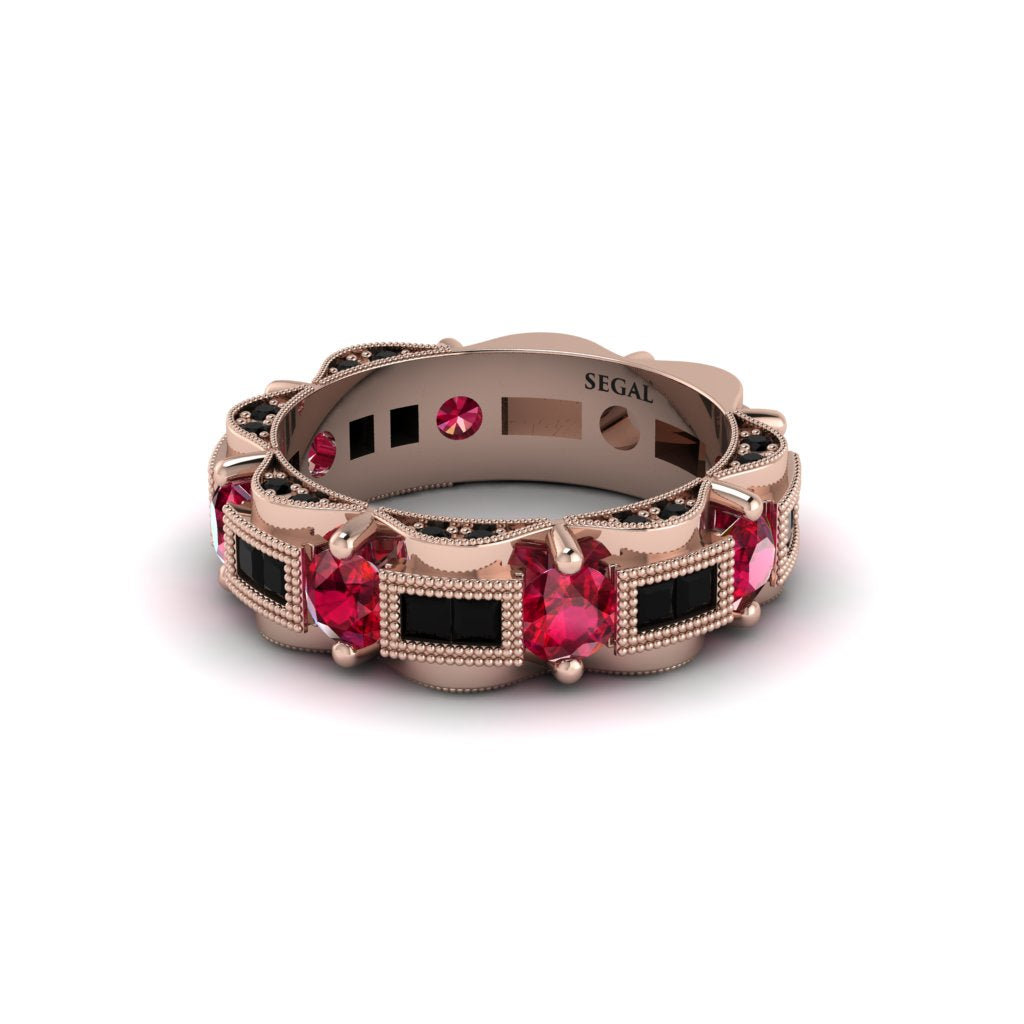 Ruby Eternal Elegance Wedding Ring - Rosemary No. 41