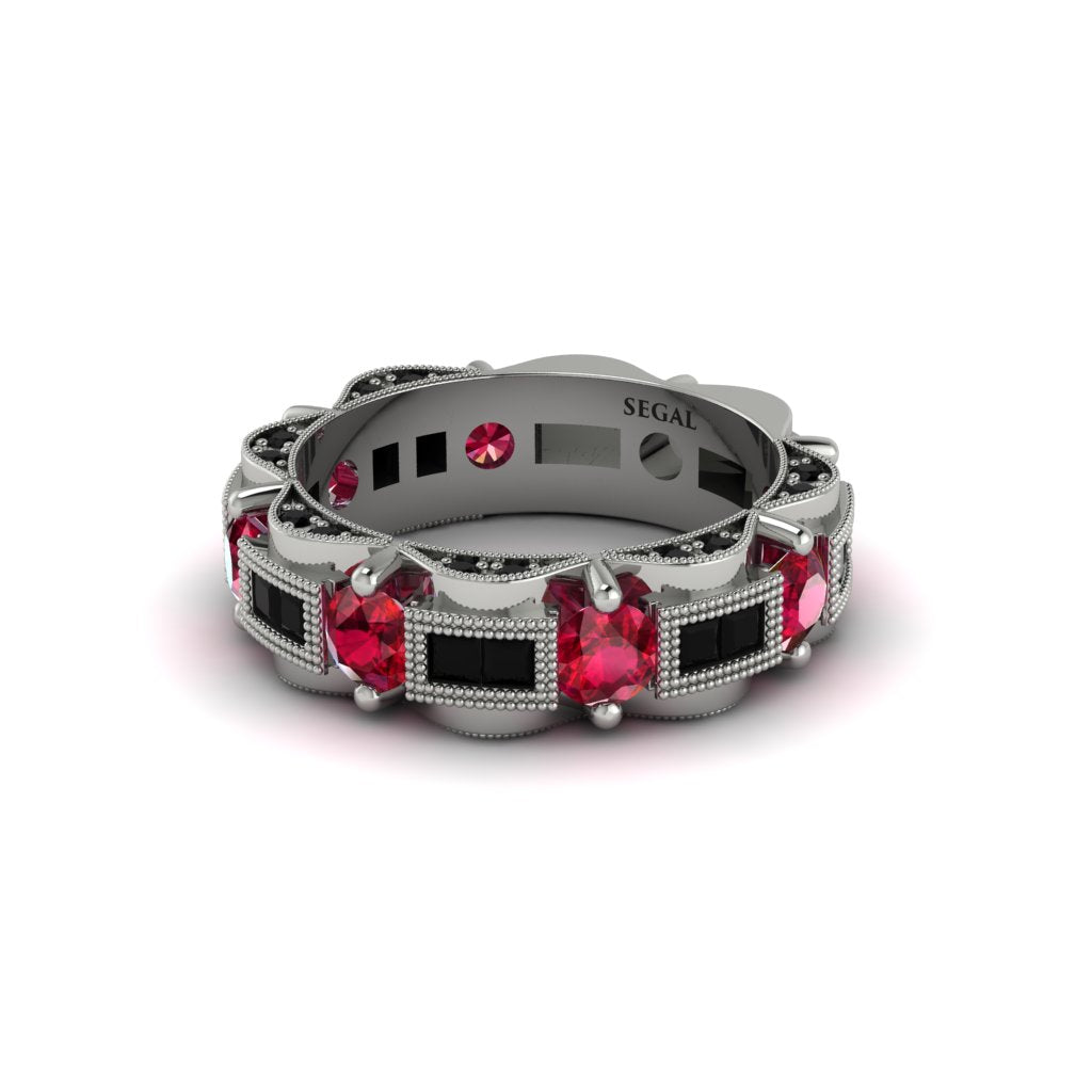Ruby Eternal Elegance Wedding Ring - Rosemary No. 42