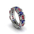 Sapphire Eternal Elegance Wedding Ring - Rosemary No. 60