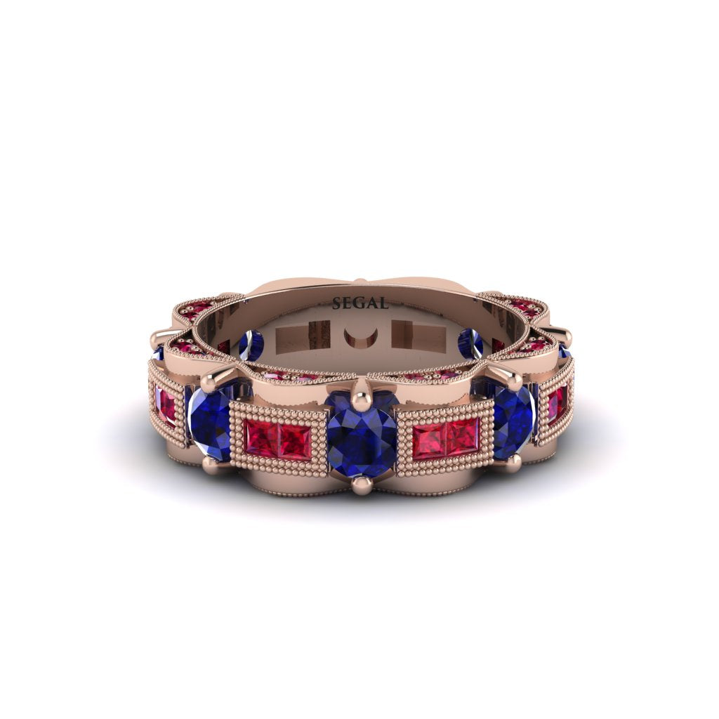 Sapphire Eternal Elegance Wedding Ring - Rosemary No. 59
