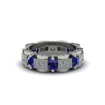 Sapphire Eternal Elegance Wedding Ring - Rosemary No. 15 image 1