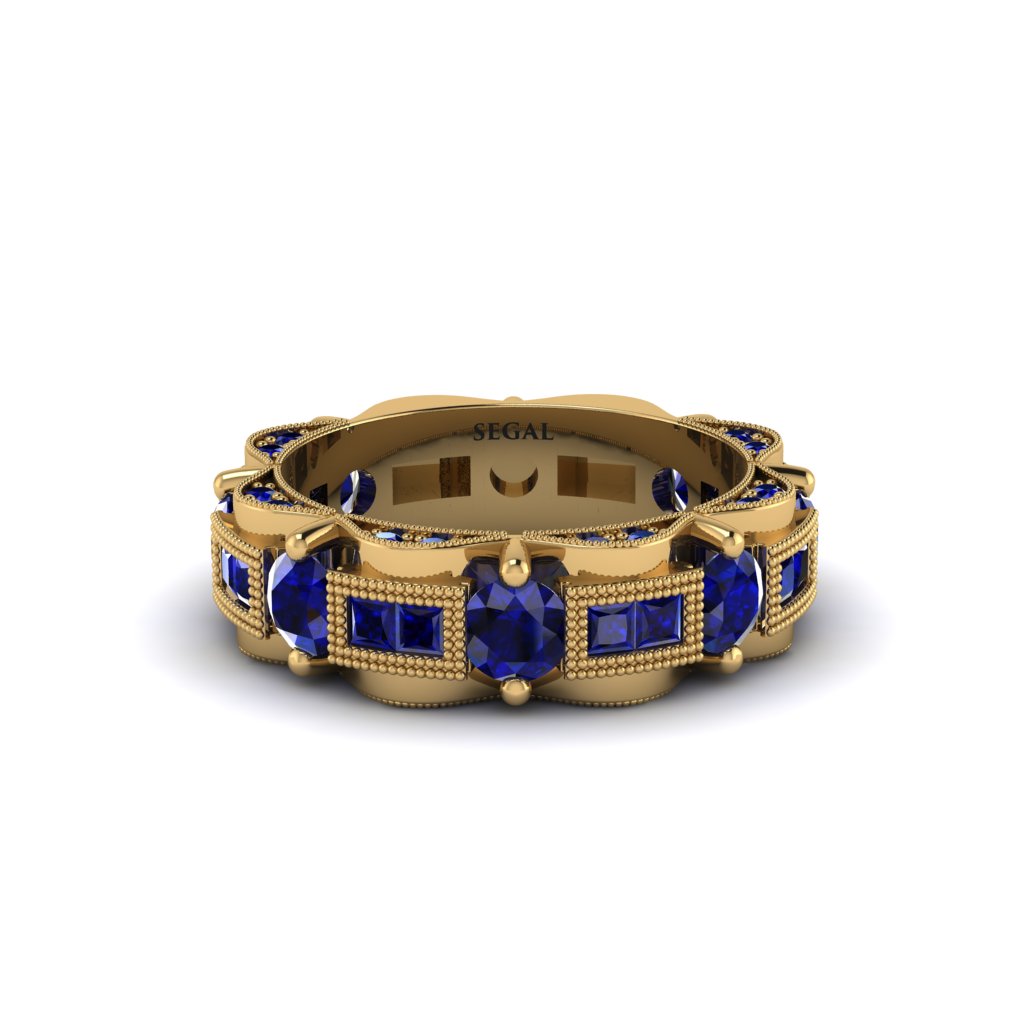 Sapphire Eternal Elegance Wedding Ring - Rosemary No. 73