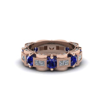 Sapphire Eternal Elegance Wedding Ring - Rosemary No. 14 image 1