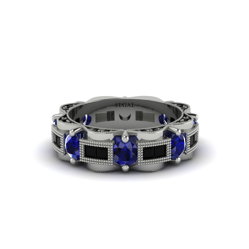 Sapphire Eternal Elegance Wedding Ring - Rosemary No. 45